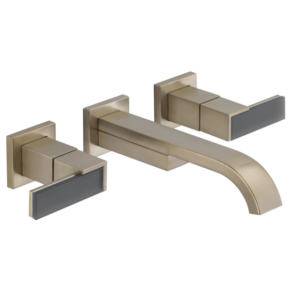 Brizo Siderna: Two-Handle Wall Mount Lavatory Faucet - Less Handles 1.5 GPM