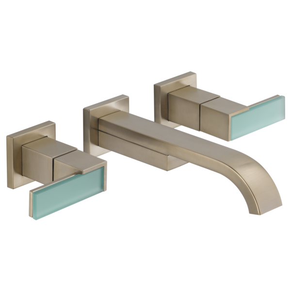 Brizo Siderna: Two-Handle Wall Mount Lavatory Faucet - Less Handles 1.5 GPM