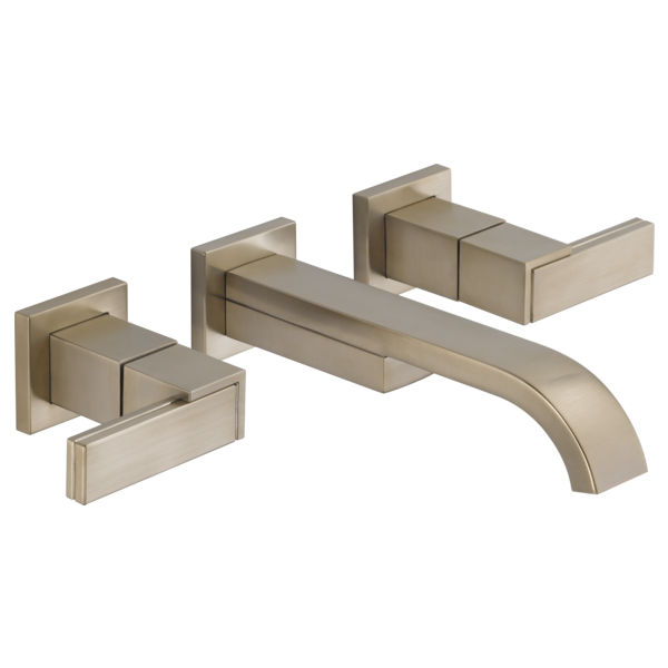 Brizo Siderna: Two-Handle Wall Mount Lavatory Faucet - Less Handles 1.5 GPM