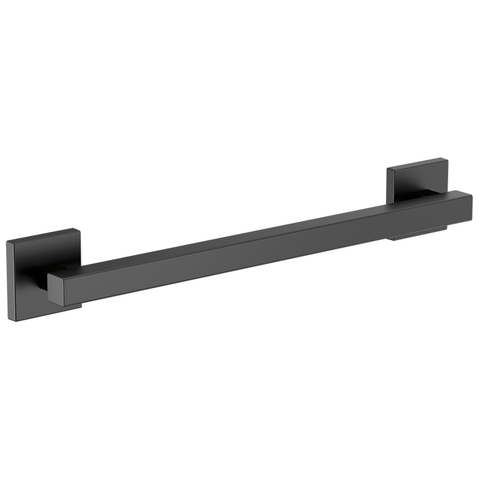 Brizo 69480 18" Linear Square Grab Bar, matte black