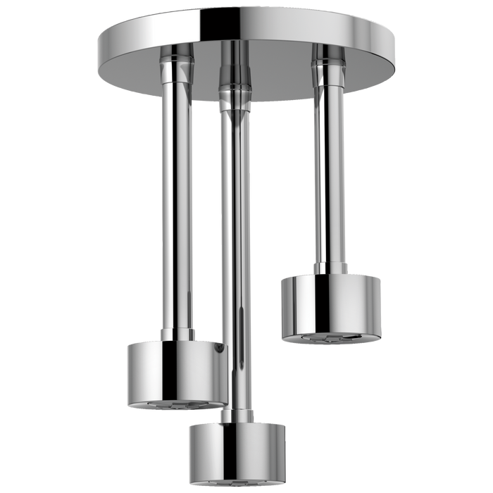 BRIZO Universal Showering:81335 Linear Round Single-Function H2Okinetic Pendant Raincan Shower Head