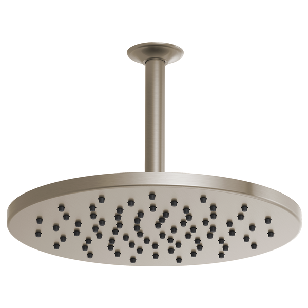 Brizo Essential Shower 81392 12" Linear Round Single-Function Raincan Shower Head - 1.75 GPM