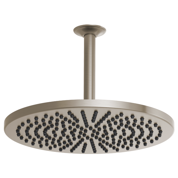 Brizo Essential Shower 81392 12" Linear Round Single-Function Raincan Shower Head - 1.75 GPM