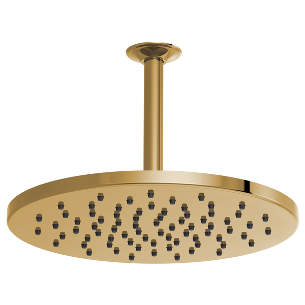 Brizo Essential Shower 81392 12" Linear Round Single-Function Raincan Shower Head - 1.75 GPM
