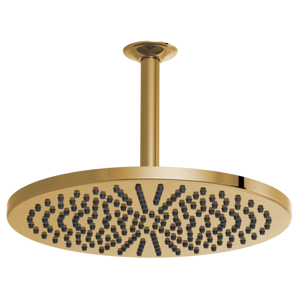 Brizo Essential Shower 81392 12" Linear Round Single-Function Raincan Shower Head - 1.75 GPM