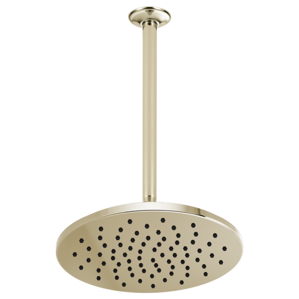 Brizo Essential Shower 81392 12" Linear Round Single-Function Raincan Shower Head - 1.75 GPM