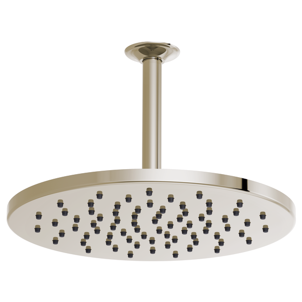 Brizo Essential Shower 81392 12" Linear Round Single-Function Raincan Shower Head - 1.75 GPM
