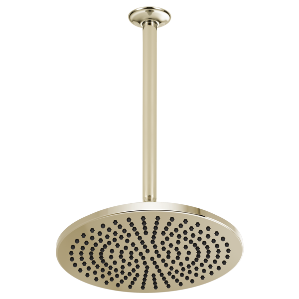 Brizo Essential Shower 81392 12" Linear Round Single-Function Raincan Shower Head - 1.75 GPM