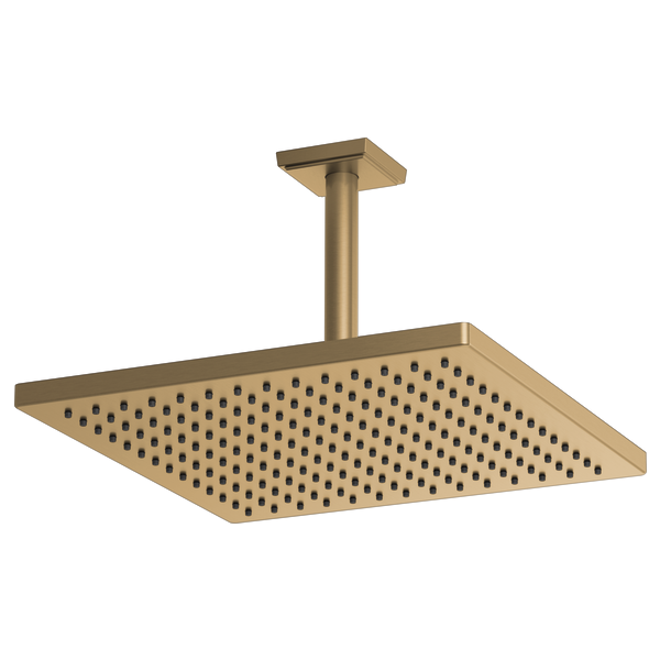 Brizo Essential Shower 81399 12" Linear Square Single-Function Raincan Shower Head - 2.5 GPM
