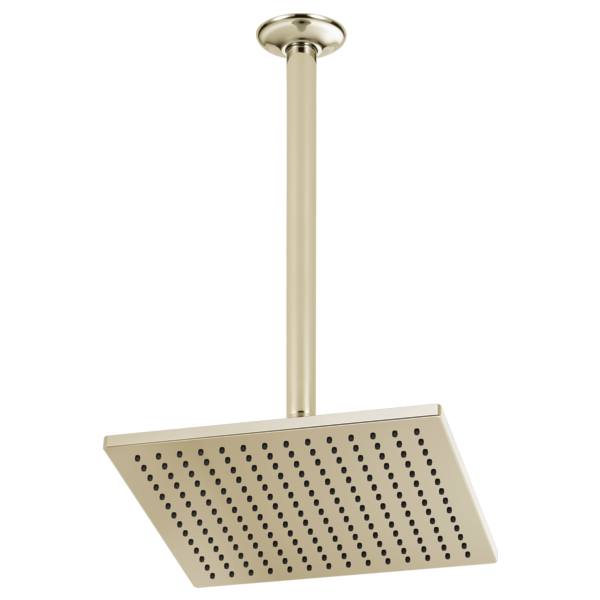Brizo Essential Shower 81399 12" Linear Square Single-Function Raincan Shower Head - 2.5 GPM