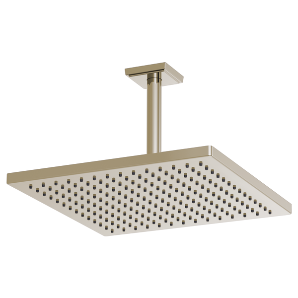 Brizo Essential Shower 81399 12" Linear Square Single-Function Raincan Shower Head - 2.5 GPM