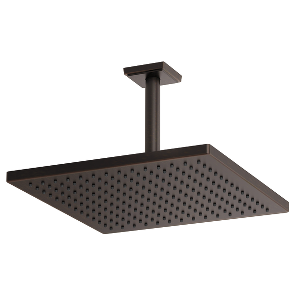 Brizo Essential Shower 81399 12" Linear Square Single-Function Raincan Shower Head - 2.5 GPM