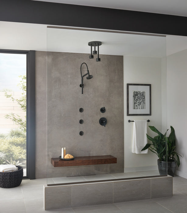 Brizo Essential Shower 81892 10 7/16" Linear Round Slide Bar Shower Arm And Flange