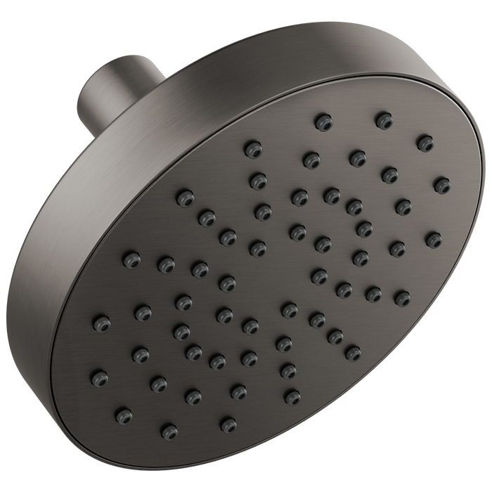 Brizo Essential Shower 82392 5" Linear Round Single-Function Wall Mount Shower Head - 2.5 GPM, luxe steel