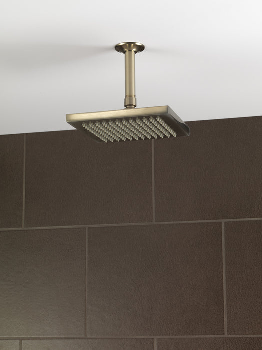 BRIZO Universal Showering:83341 8" Linear Square Single-Function Raincan Shower Head - 1.75 GPM