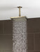 BRIZO Universal Showering:83341 8" Linear Square Single-Function Raincan Shower Head - 1.75 GPM