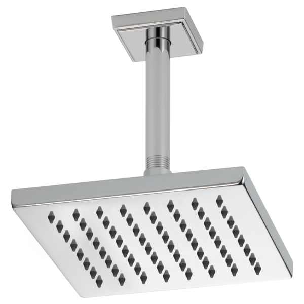 BRIZO Universal Showering:83341 8" Linear Square Single-Function Raincan Shower Head - 1.75 GPM