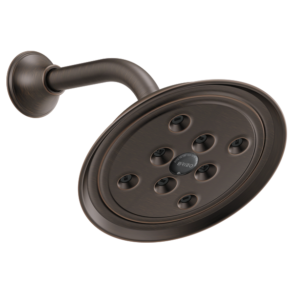 Brizo Essential Shower 87305 7" Classic Round H20Kinetic Single Function Wall Mount Showerhead