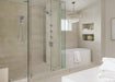 Brizo Essential Shower 87380 5” Linear Square H20Kinetic Single Function Wall Mount Showerhead