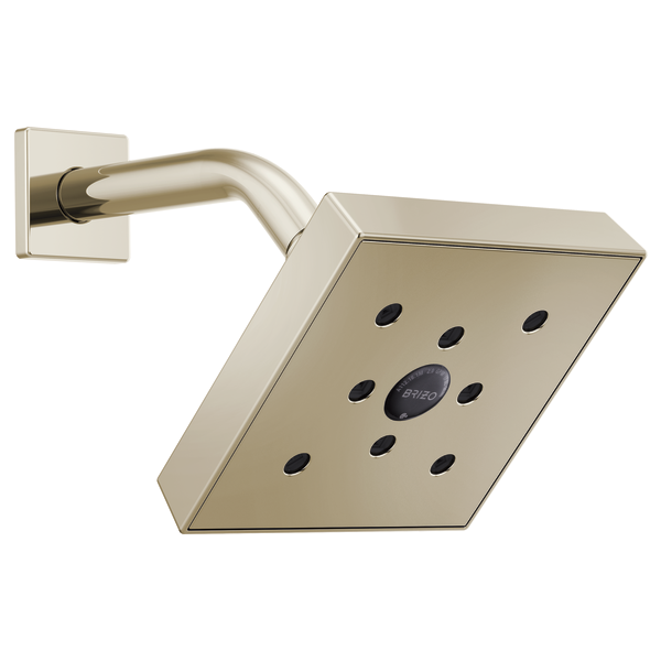 Brizo Essential Shower 87380 5” Linear Square H20Kinetic Single Function Wall Mount Showerhead