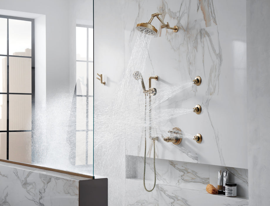Brizo Litze:87435 8” H<sub>2</sub>Okinetic<sup></sup> Round Multi-Function Wall Mount Showerhead