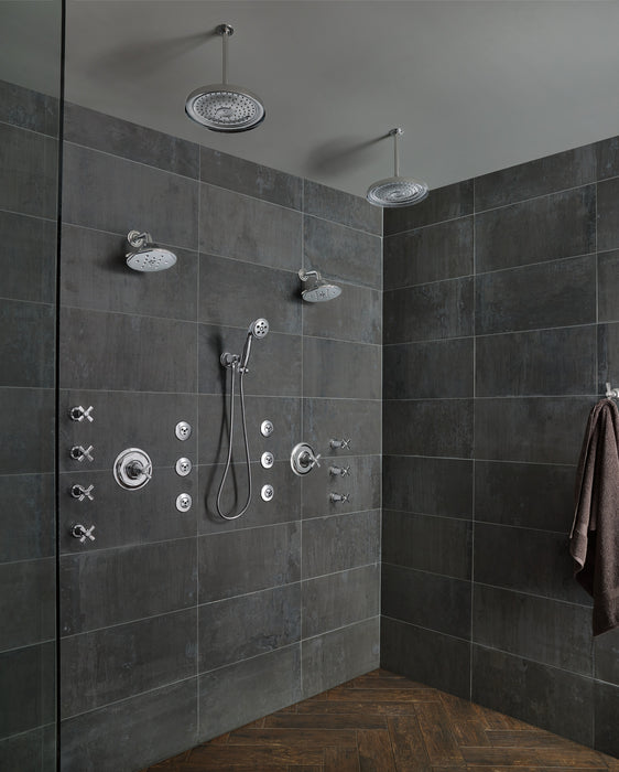 Brizo Rook:87461 4-Function Raincan Showerhead With H2OKinetic Technology
