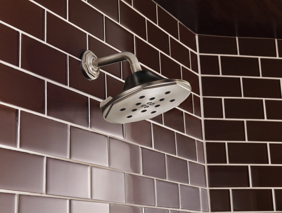 Brizo Rook:87461 4-Function Raincan Showerhead With H2OKinetic Technology