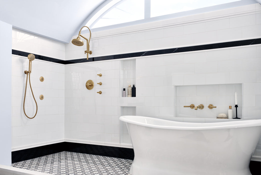 Brizo Invari: H2OKinetic Multi-Function Wall Mount Handshower