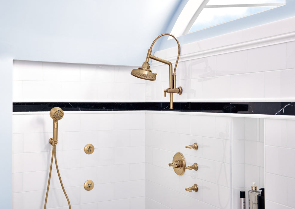 Brizo Invari: H2OKinetic Multi-Function Wall Mount Handshower