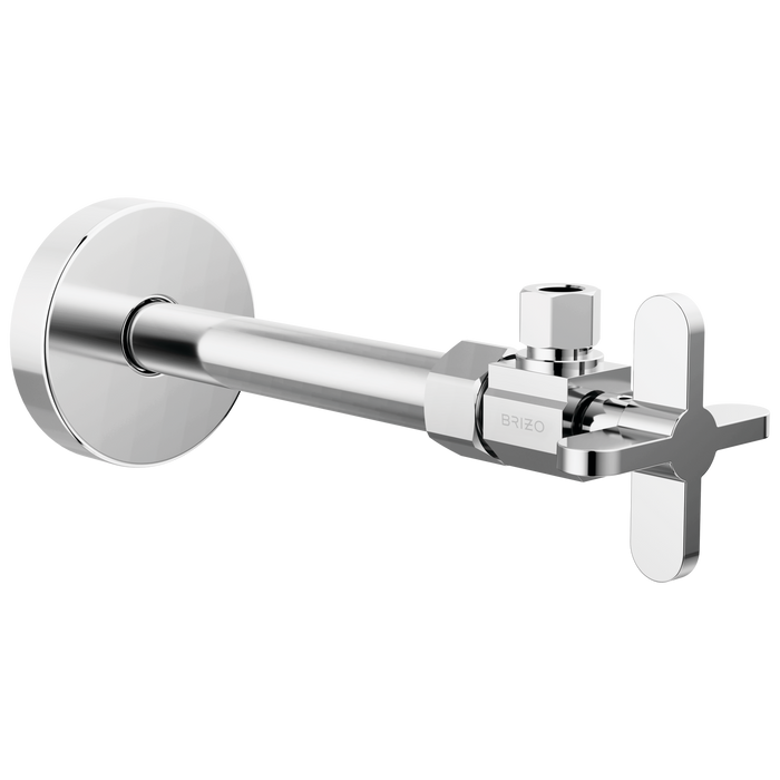 Brizo Odin: Angled Supply Stop Valve with Cross Handle