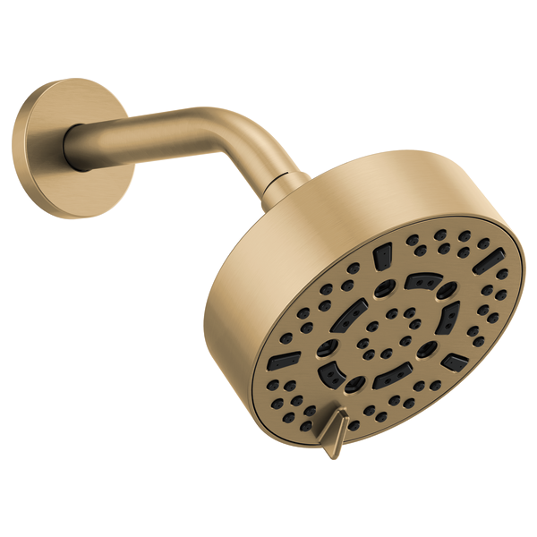 BRIZO Universal Showering:87292 5” Linear Round H2Okinetic Multi-Function Wall Mount Shower Head - 2.5 GPM