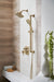Brizo Universal Showering: Linear Square Slide Bar With Hose