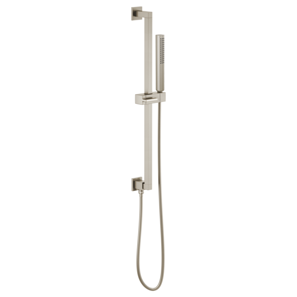 Brizo Universal Showering: Linear Square Slide Bar With Hose