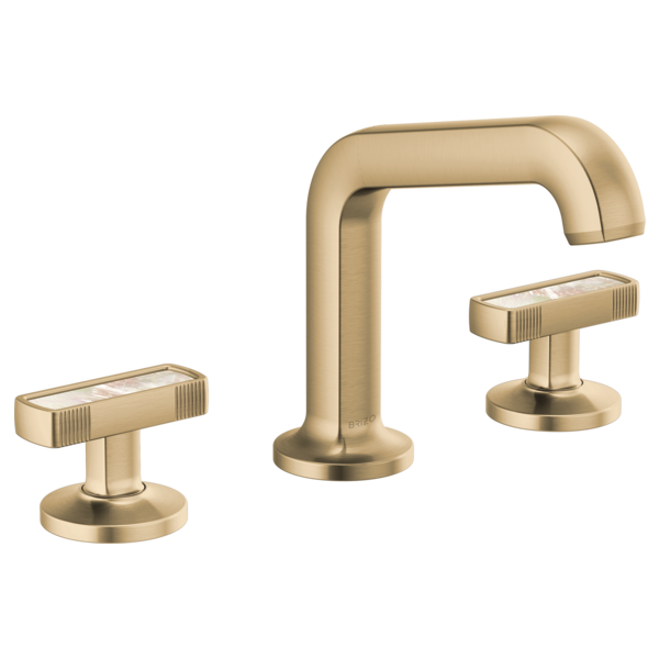 Brizo Kintsu:HI5306 Widespread Lavatory Knob with Concrete Inlay Handle Kit