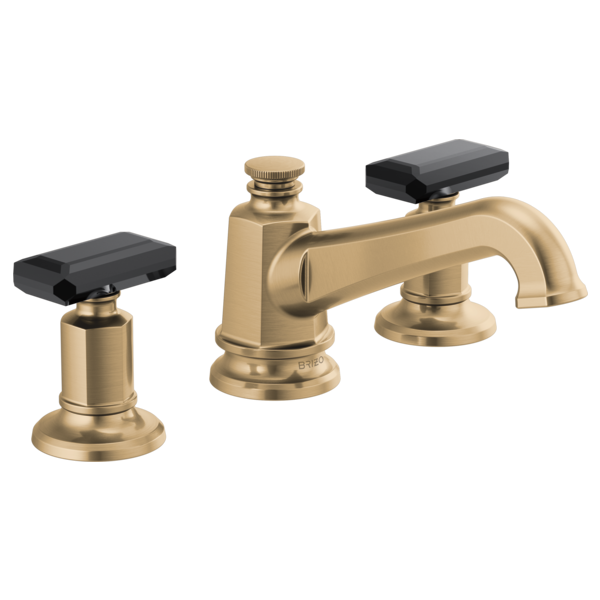 Brizo Invari™: Widespread Handle Kit - Black Crystal Knob