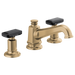 Brizo Invari™: Widespread Handle Kit - Black Crystal Knob