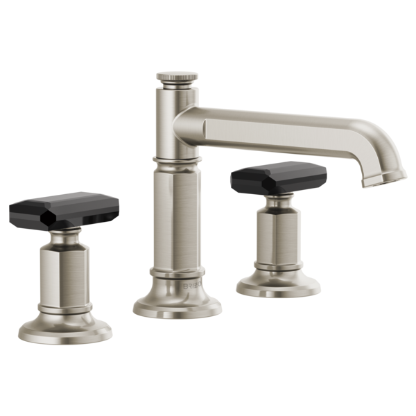 Brizo Invari™: Widespread Handle Kit - Black Crystal Knob
