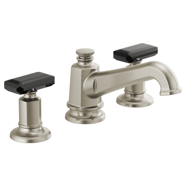 Brizo Invari™: Widespread Handle Kit - Black Crystal Knob