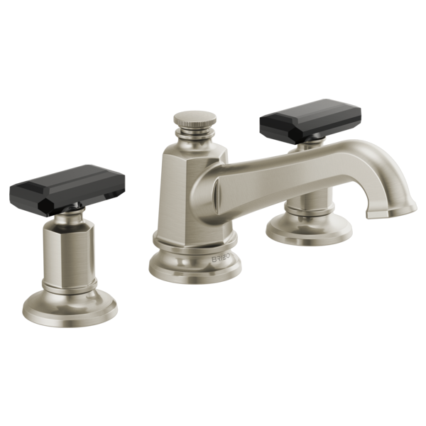 Brizo Invari™: Widespread Handle Kit - Black Crystal Knob