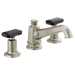 Brizo Invari™: Widespread Handle Kit - Black Crystal Knob