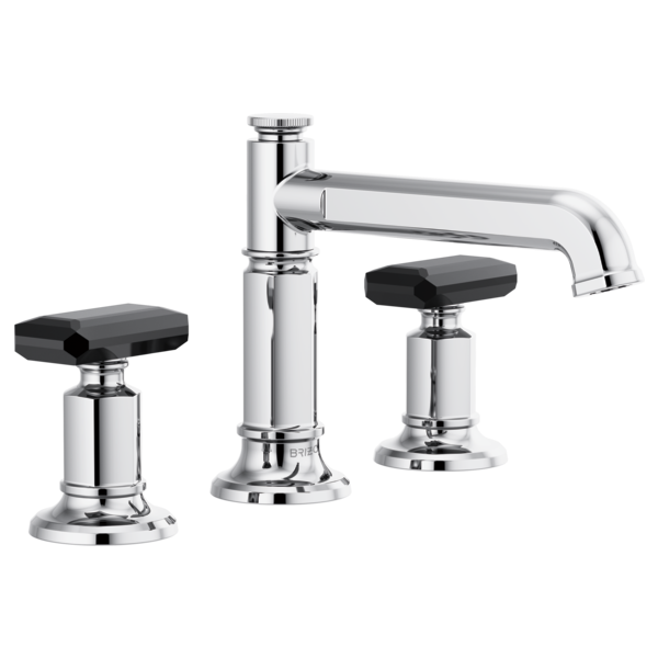 Brizo Invari™: Widespread Handle Kit - Black Crystal Knob