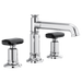 Brizo Invari™: Widespread Handle Kit - Black Crystal Knob
