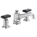 Brizo Invari™: Widespread Handle Kit - Black Crystal Knob