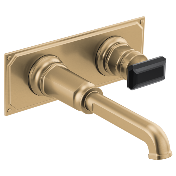Brizo Invari™: Wallmount Lavatory Crystal Lever Handle Kit