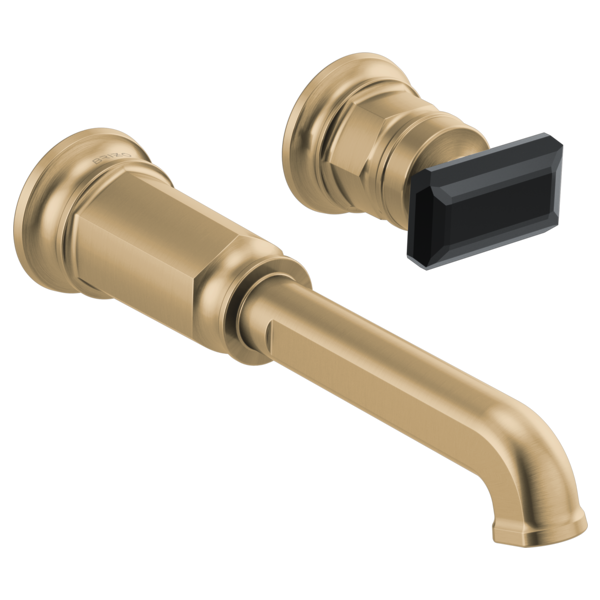 Brizo Invari™: Wallmount Lavatory Crystal Lever Handle Kit