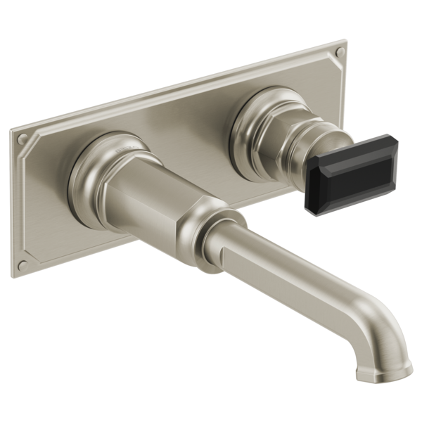 Brizo Invari™: Wallmount Lavatory Crystal Lever Handle Kit