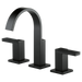 Brizo Siderna:HL5382 Widespread Lavatory and Bidet Solar Gray Glass Lever Handle Kit