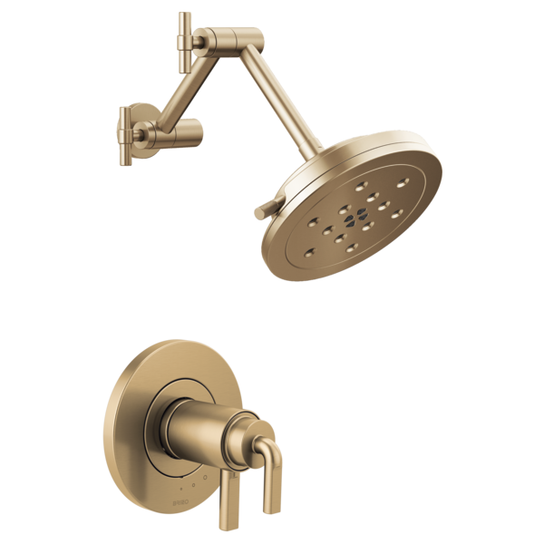 Brizo Litze: TempAssure Thermostatic Valve Trim Notch Lever Handle Kit