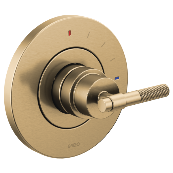 Brizo Litze: Pressure Balance Valve Only Trim T-Lever Handle Kit