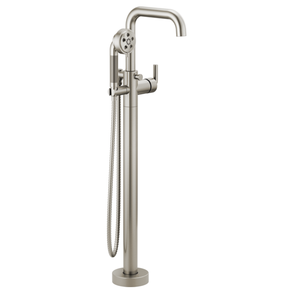 Brizo Litze: Single-Handle Floor Mount Tub Filler Notch Lever Handle Kit